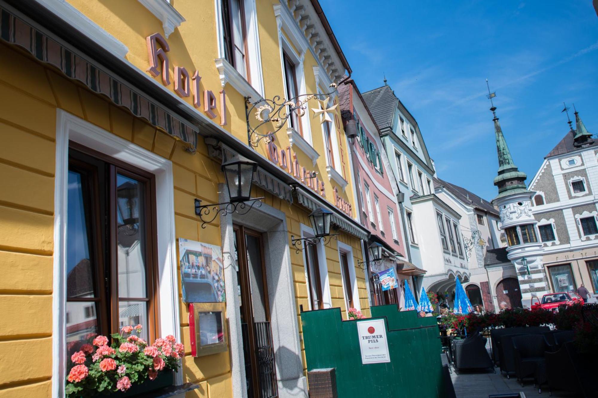 Hotel-Garni Goldenes Kreuz Grein Kültér fotó